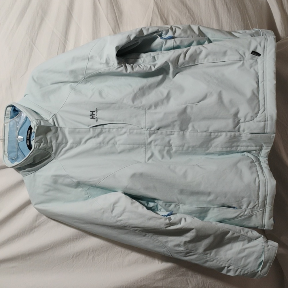Helly Hansen Winter Lined Coat Sz.L Missing Hood Gently Worn Condition